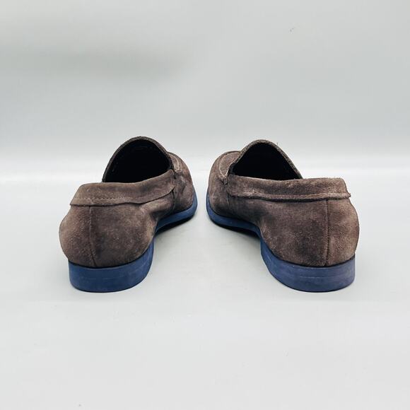 Cole Haan Shoes Mens 8.5 Brown Suede Slip On Loafers Blue Sole Casual Comfort main image 5